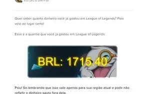 CONTA VALORANT(2347,00 reais gastos) + LOL (1715,40 reais)