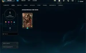 Conta Mono Talon Smurf 3 Skin Do talon + Novo Passe Lvl 30