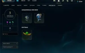 Conta Mono Talon Smurf 3 Skin Do talon + Novo Passe Lvl 30