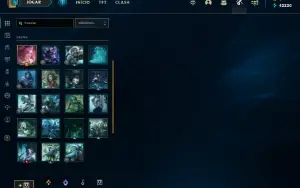 Conta PLATINA 4 - Win 77% - LOL (league of legends) ELOMOON