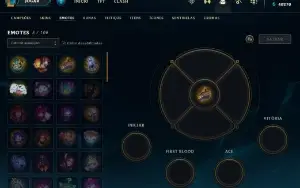 Conta PLATINA 4 - Win 77% - LOL (league of legends) ELOMOON