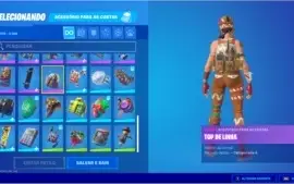 CONTA FORTNITE 46 SKIN/PACOTE CONGELADO + PASSE ATUAL