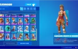 CONTA FORTNITE 46 SKIN/PACOTE CONGELADO + PASSE ATUAL