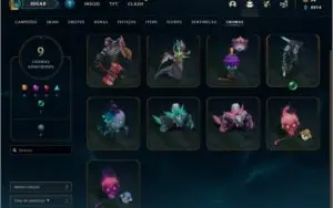 Conta LoL - Platina 1 - 129 champs  - 101 skins