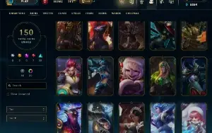 Conta De League Of Leagends/Full Acesso/Brl / 150 Skins /