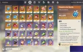 Conta diluc+mona+venti +2 armas 5 estrelas