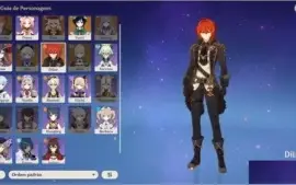 Conta diluc+mona+venti +2 armas 5 estrelas