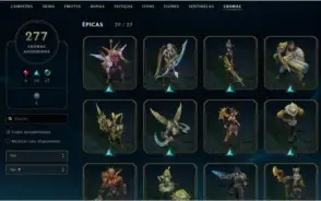 Conta full Skin com Pax SIVIR GOLD 1