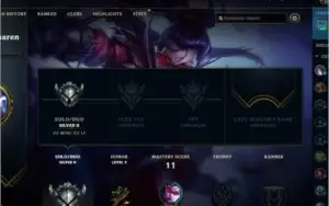 Conta lol, skins super raras 2010-2011, mmr alto