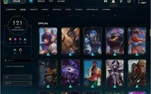 Conta Gold 3 Ex Platina 121 Skins 2 Ultimate