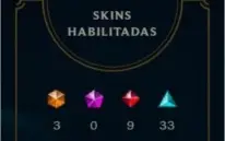 Conta League of Legends / All Champs / 143 skins / D4