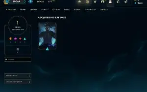 Conta De Lol Unranked, Com Skins (Vide Descrição)