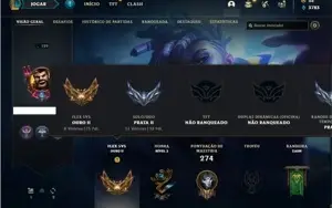 Conta prata 2 com 135 Champs e 101 Skins (2 Prestigios)