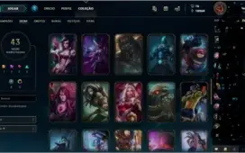 CONTA LOL P1 SOLO/D4 FLEX - 138 campeões