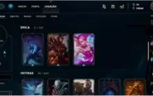 CONTA LOL P1 SOLO/D4 FLEX - 138 campeões