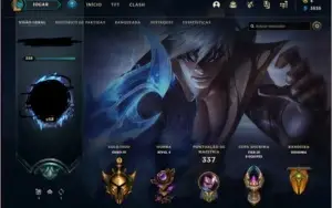 Conta de LOL Gold 4 com 147 skins