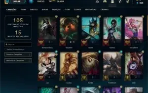 Conta Platina 2 com 41 Champs e 4 Skins + 11 Espolios