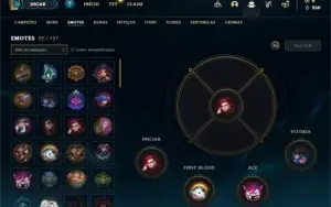Conta Platina 2 com 41 Champs e 4 Skins + 11 Espolios
