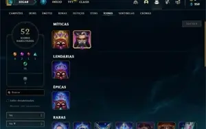 Conta Platina 2 com 41 Champs e 4 Skins + 11 Espolios