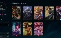 Conta D4 8 skins