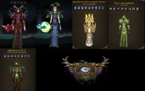 Conta PVP insana! Repleta de transmogs e mounts pvp related