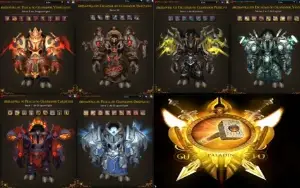 Conta PVP insana! Repleta de transmogs e mounts pvp related