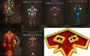 Conta PVP insana! Repleta de transmogs e mounts pvp related