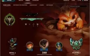 CONTA COM BORDA DE MESTRE , ELO ATUAL PLATINA 1