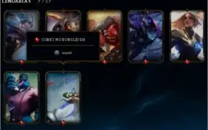 CONTA DE LOL/ 88 SKINS/ OURO/ SKIN ULTIMATE/ 7 LENDÁRIAS