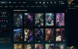 Conta platina 2, ex diamante 2. Todos os campões.