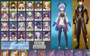 #011 Ganyu Zhongli Klee Mona Qiqi +Oração +Atlas +Orgulho