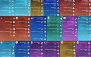 #011 Ganyu Zhongli Klee Mona Qiqi +Oração +Atlas +Orgulho
