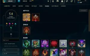 Ouro 2 com 35 Champs e 11 Skins + 6 Fragmentos