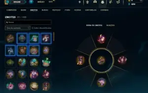 Ouro 2 com 35 Champs e 11 Skins + 6 Fragmentos