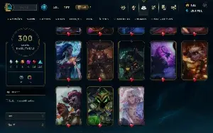 Conta De Lol - 300 Skins (Platina Ii)