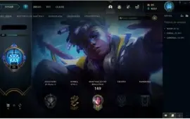 CONTA CRIADA NA SEASON 1 DO LOL