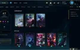CONTA CRIADA NA SEASON 1 DO LOL