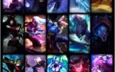 3 Contas Com Diversas Skins