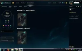 3 Contas Com Diversas Skins