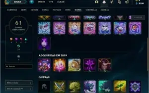 Conta platian 1 com 45 champs e 16 skins + 1 Prestigio