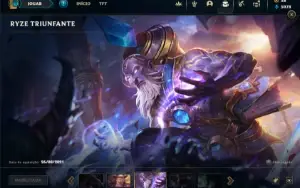 Esmeralda 4 com TODOS os champs e 526 Skins + 109 Cromas
