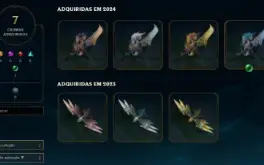 Platina 1 99 Campeões 38 Skins 7 Cromas.