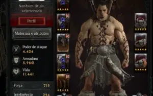 Diablo IV com bárbaro insano nível 100