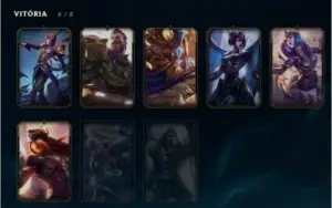Conta Diamante 2, com mais de 200 skins.