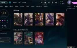 🎀🧸Platina 2 muitas skins e campeão 🧸🎀