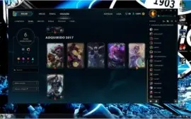 CONTA LOL COM LUX ELEMENTALISTA