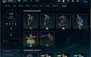 Conta LOL desde 2015