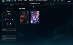 Conta de League of Legends