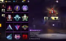 Conta Free fire gemada nível 72