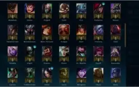 Conta de League of Legends - 93 campeões e 34 skins